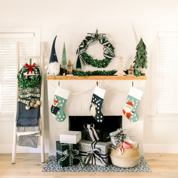 Pottery Barn Holiday New Pottery Barn Sealed Felt Wool Christmas Holiday Garland Poshmark